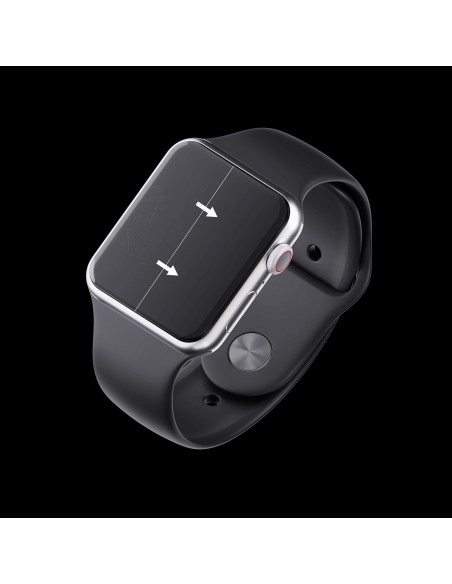 LCD apsauginė plėvelė 3MK Watch ARC Apple Watch SE 40mm 3vnt