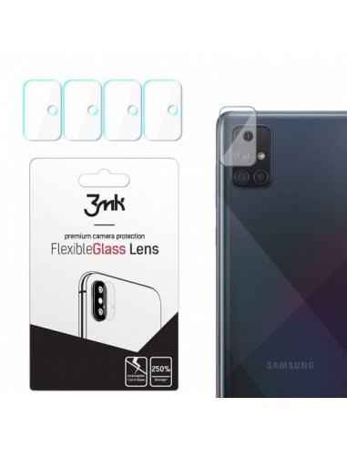 LCD apsauginė plėvelė kamerai 3MK Flexible Glass Lens Samsung A325 A32 4G