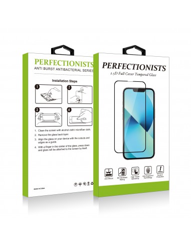 LCD apsauginis stikliukas 2.5D Perfectionists Apple iPhone 13 Pro Max juodas
