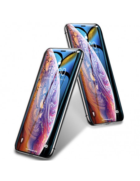 LCD apsauginis stikliukas 5D Cold Carving Apple iPhone XR/11 juodas