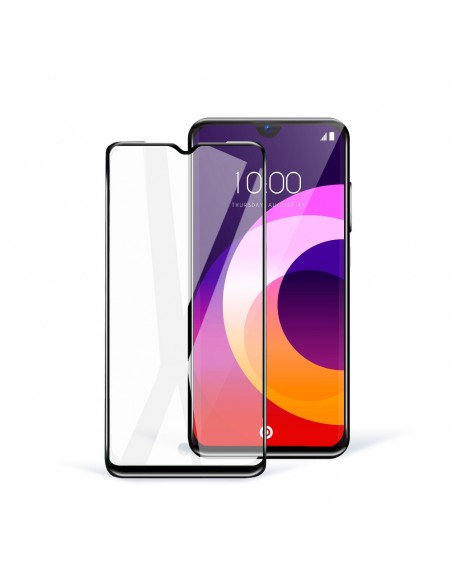 LCD apsauginis stikliukas 5D Full Glue Samsung A515 A51/S20 FE/M31S lenktas juodas