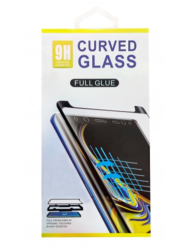 LCD apsauginis stikliukas 9D Curved Full Glue Samsung N980 Note 20 juodas