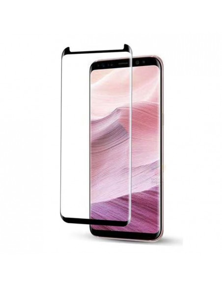 LCD apsauginis stikliukas Adpo 5D Full Glue iPhone 7 lenktas juodas