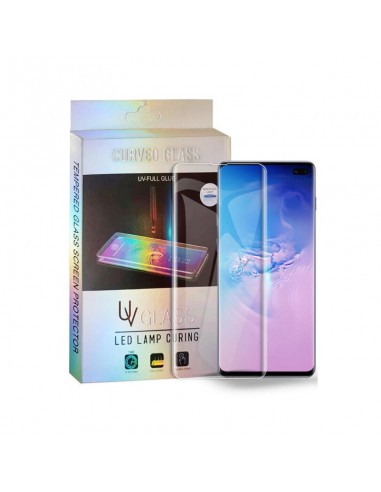 LCD apsauginis stikliukas M1 5D UV Glue Samsung N960 Note 9 lenktas skaidrus