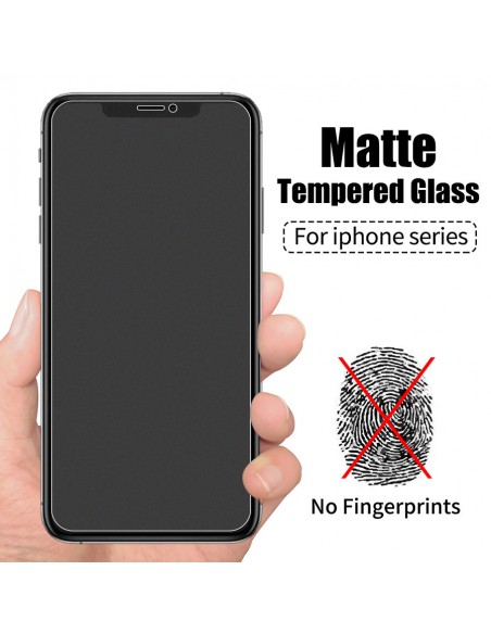 LCD apsauginis stikliukas Matte Apple iPhone 12 mini juodas