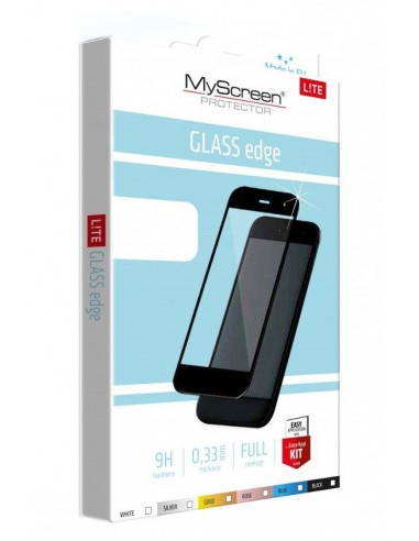 LCD apsauginis stikliukas MyScreen Lite Edge Full Glue Samsung G770 S10 Lite juodas