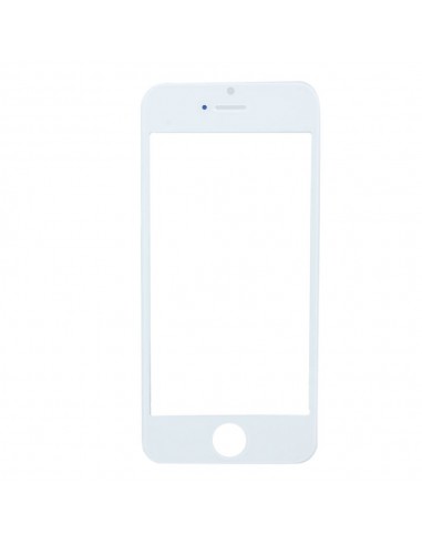 LCD stikliukas Apple iPhone 5 su rėmeliu ir OCA baltas ORG