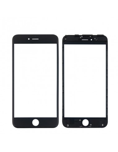 LCD stikliukas Apple iPhone 6 Plus su rėmeliu ir OCA juodas V2 ORG
