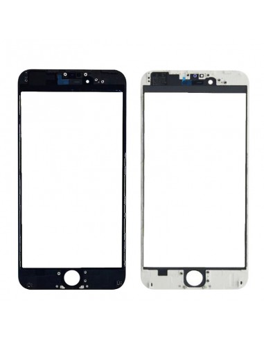 LCD stikliukas Apple iPhone 6 Plus su rėmeliu ir OCA juodas V3