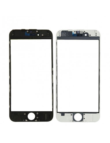 LCD stikliukas Apple iPhone 6 su rėmeliu ir OCA baltas V3