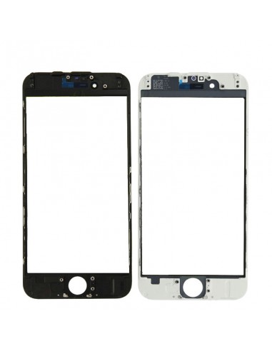 LCD stikliukas Apple iPhone 6 su rėmeliu ir OCA juodas V3