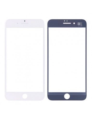 LCD stikliukas Apple iPhone 7 Plus su rėmeliu ir OCA baltas V2 ORG