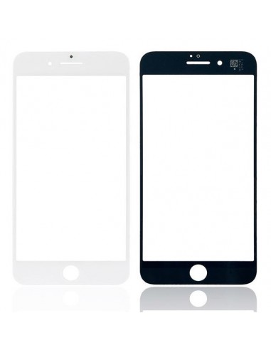 LCD stikliukas Apple iPhone 8 Plus su rėmeliu ir OCA baltas V2 ORG