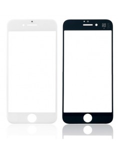 LCD stikliukas Apple iPhone 8/SE 2020 su rėmeliu ir OCA baltas V2 ORG