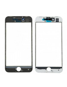 LCD stikliukas Apple iPhone 8/SE 2020 su rėmeliu ir OCA juodas V3
