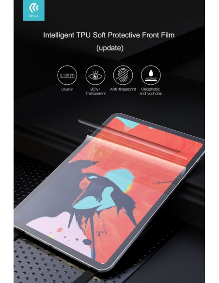 Plėvelių rinkinys karpymo mechanizmui Devia Intelligent TPU Soft Tablet 20vnt.