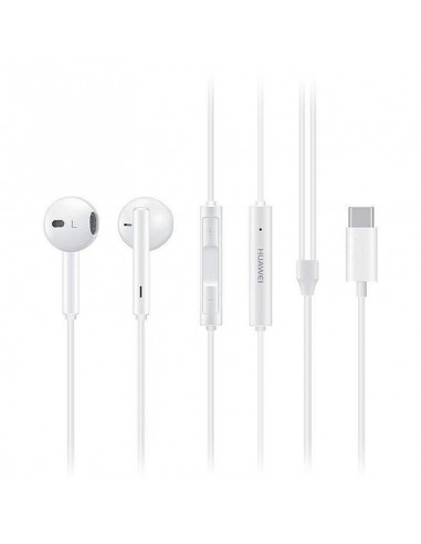 Ausinės originalios Huawei CM33 Type-C pakuotėje baltos