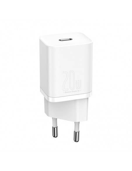 Įkroviklis buitinis Baseus Super Si 20W baltas CCSUP-B02