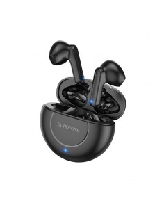 Belaidės ausinės Borofone BE54 Rejoice TWS juodos
