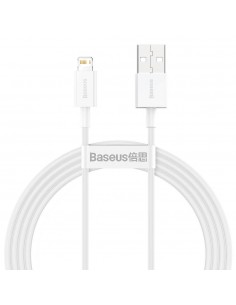 USB kabelis Baseus Superior iš USB į Lightning 2.4A 1.5m baltas CALYS-B02