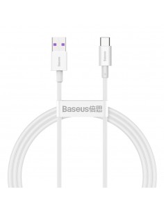 USB kabelis Baseus Superior iš USB į Type-C 66W 1.0m baltas CATYS-02