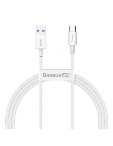 USB kabelis Baseus Superior iš USB į Type-C 66W 1.0m baltas CATYS-02