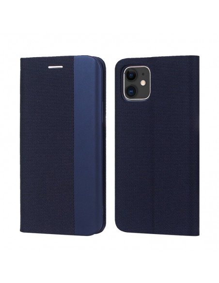 Dėklas Smart Senso Xiaomi Redmi Note 12 Pro+ tamsiai mėlynas