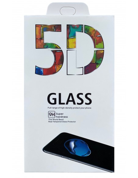LCD apsauginis stikliukas 5D Full Glue Samsung A146 A14 5G lenktas juodas