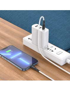 USB kabelis Borofone BX86 Advantage PD Type-C į Lightning 1.0m baltas 2