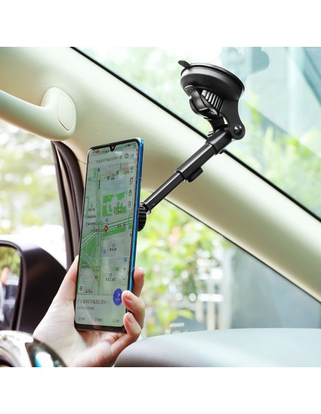 Automobilinis telefono laikiklis Borofone BH21 Vanda, tvirtinamas ant prietaisų skydelio, magnetinis