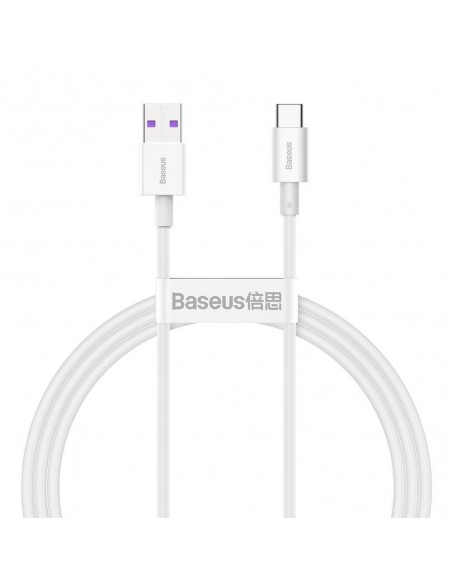 USB kabelis Baseus Superior iš USB į Type-C 66W 2.0m baltas CATYS-A02