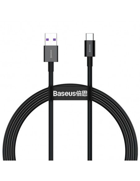 USB kabelis Baseus Superior iš USB į Type-C 66W 2.0m juodas CATYS-A01