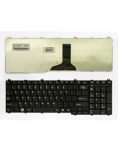 Klaviatūra TOSHIBA: Satellite C650, L650,  L670