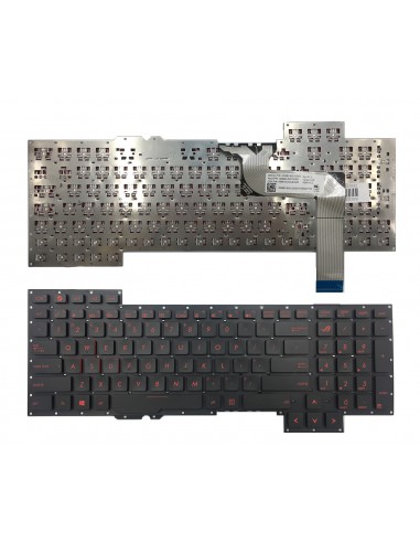 Klaviatūra ASUS: ROG G751, G751J, G751JL, G751JM, G751JT, G751JY