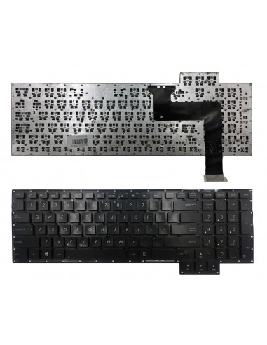 Klaviatūra ASUS: ROG G750, G750J, G750JH, G750JM, G750JS, G750JW