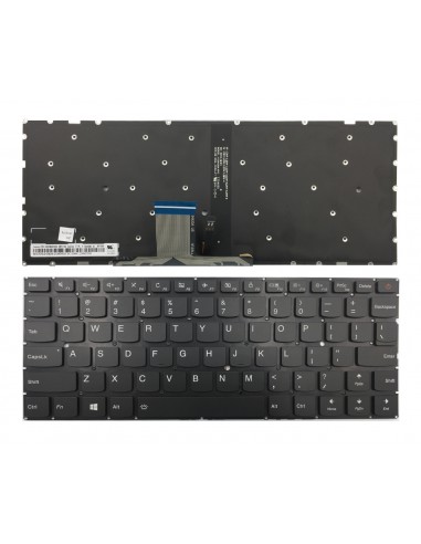 Klaviatūra Lenovo: Ideapad 710S-13IKB, 710S-13ISK su pašvietimu