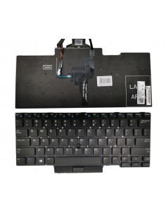 Klaviatūra DELL Latitude: E5450, E5470, E5480 su apšvietimu ir „trackpoint“