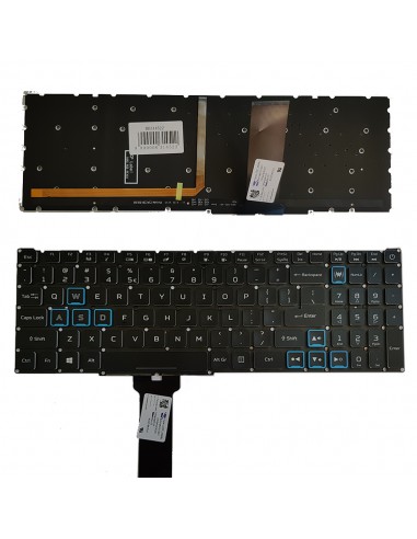 Klaviatūra ACER PH315-52, PH317-53, PH317-53-7777 , US, su pašvietimu