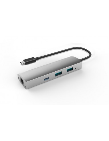 Adapteris USB 3.1 į 2-Port USB 3.0 + 1-Port USB 3.1 su Gigabit Ethernet