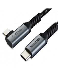 Kabelis USB3.1, USB-C - USB-C, 10Gbps, 100W, 20V/ 5A, 4K/ 60HZ, 1m