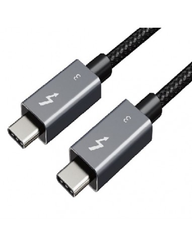 Kabelis Thunderbolt 3, USB-C - USB-C, 40Gbps, 100W, 20V/ 5A, 4K/ 60HZ, 2m