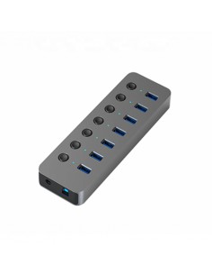 Adapteris USB A 3.0 - 7 x USB 3.0 su jungikliais