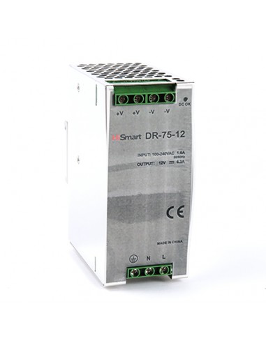 Maitinimo šaltinis 12V, 6.3A, 75W, DIN