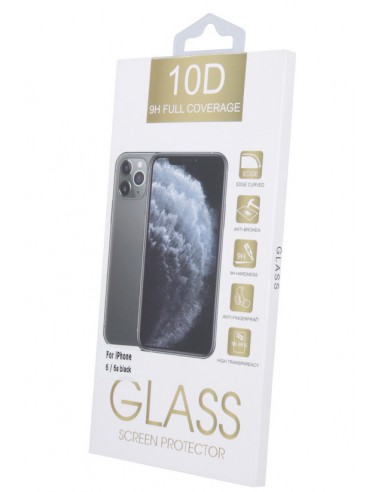 LCD apsauginis stikliukas 10D Full Glue Samsung G990 S21 FE 5G lenktas juodas