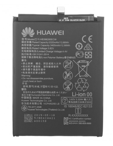 Akumuliatorius Huawei P20/Honor 10 3400mAh HB396285ECW (service pack)