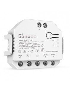 SONOFF išmanusis 2 kanalų jungiklis Wi-Fi su elektros sąnaudų apskaita
