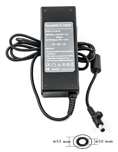 Nešiojamo kompiuterio įkroviklis SAMSUNG 90W: 19V, 4.74A