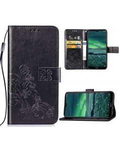 Dėklas Flower Book Samsung A546 A54 5G juodas 2