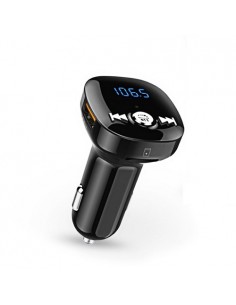 FM moduliatorius automobiliui BC40Q (QC 3.0, micro SD, laisvų rankų įranga)