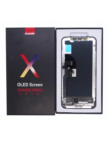 Ekranas Apple iPhone X su lietimui jautriu stikliuku ZY hard OLED